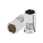 D-1412-B | Dado de 3/8', 12 puntas, cuadro 1/4', Truper