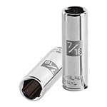 D-1414-L | Dado largo de 7/16', 6 puntas, cuadro 1/4', Truper