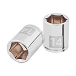 D-1414-M | Dado de 14 mm, 6 puntas, cuadro 1/4', Truper