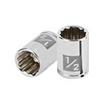 D-1416-B | Dado de 1/2', 12 puntas, cuadro 1/4', Truper