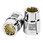 D-3426 | Dado de 13/16', 12 puntas, cuadro 3/4', Truper