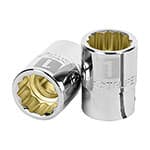 D-3432 | Dado de 1', 12 puntas, cuadro 3/4', Truper