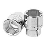 D-3434-M | Dado de 34 mm, 6 puntas, cuadro 3/4', Truper