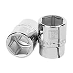 D-3438-H | Dado de 1-3/16', 6 puntas, cuadro 3/4', Truper