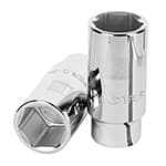 D-3438-HL | Dado largo de 1-3/16', 6 puntas, cuadro 3/4', Truper