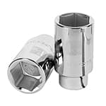 D-3446-HL | Dado largo de 1-7/16', 6 puntas, cuadro 3/4', Truper