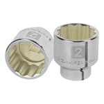 D-3464 | Dado de 2', 12 puntas, cuadro 3/4', Truper