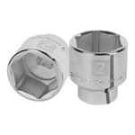 D-3464-H | Dado de 2', 6 puntas, cuadro 3/4', Truper