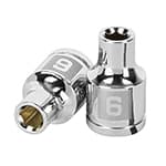 D-3806-HM | Dado de 6 mm, 6 puntas, cuadro 3/8', Truper