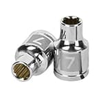 D-3807-M | Dado de 7 mm, 12 puntas, cuadro 3/8', Truper