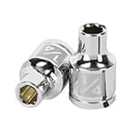 D-3808-H | Dado de 1/4', 6 puntas, cuadro 3/8', Truper