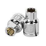 D-3808-HM | Dado de 8 mm, 6 puntas, cuadro 3/8', Truper