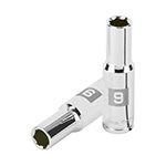 D-3809-HM-L | Dado largo de 9 mm, 6 puntas, cuadro 3/8', Truper