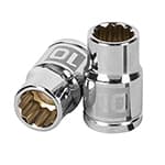 D-3810-M | Dado de 10 mm, 12 puntas, cuadro 3/8', Truper