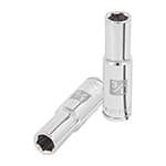 D-3812-HL | Dado largo de 3/8', 6 puntas, cuadro 3/8', Truper