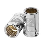 D-3814 | Dado de 7/16', 12 puntas, cuadro 3/8', Truper