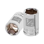 D-3816-H | Dado de 1/2', 6 puntas, cuadro 3/8', Truper