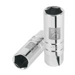 D-3820-B | Dado para bujías de 5/8', 6 puntas, cuadro 3/8', Truper