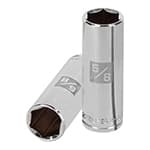 D-3820-HL | Dado largo de 5/8', 6 puntas, cuadro 3/8', Truper