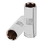 D-3822-HL | Dado largo de 11/16', 6 puntas, cuadro 3/8', Truper