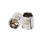 D-3824-H | Dado de 3/4', 6 puntas, cuadro 3/8', Truper