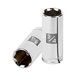 D-3824-HL | Dado largo de 3/4', 6 puntas, cuadro 3/8', Truper