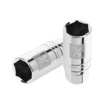 D-3826-B | Dado para bujías de 13/16', 6 puntas, cuadro 3/8', Truper