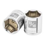 D-3826-H | Dado de 13/16', 6 puntas, cuadro 3/8', Truper