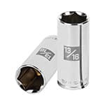 D-3826-HL | Dado largo de 13/16', 6 puntas, cuadro 3/8', Truper