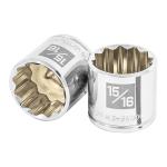 D-3830 | Dado de 15/16', 12 puntas, cuadro 3/8', Truper