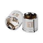 D-3832-H | Dado de 1', 6 puntas, cuadro 3/8', Truper