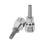 D-4990-6M | Dado punta hexagonal de 6 mm, cuadro 3/8', Truper