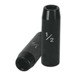 D-7316-HL | Dado largo impacto de 1/2', 6 puntas, cuadro 1/2', Truper