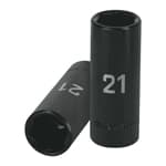 D-7321-ML | Dado largo cuadro 1/2' de impacto 6 puntas de 21 mm, Truper
