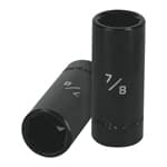 D-7328-HL | Dado largo impacto de 7/8', 6 puntas, cuadro 1/2', Truper