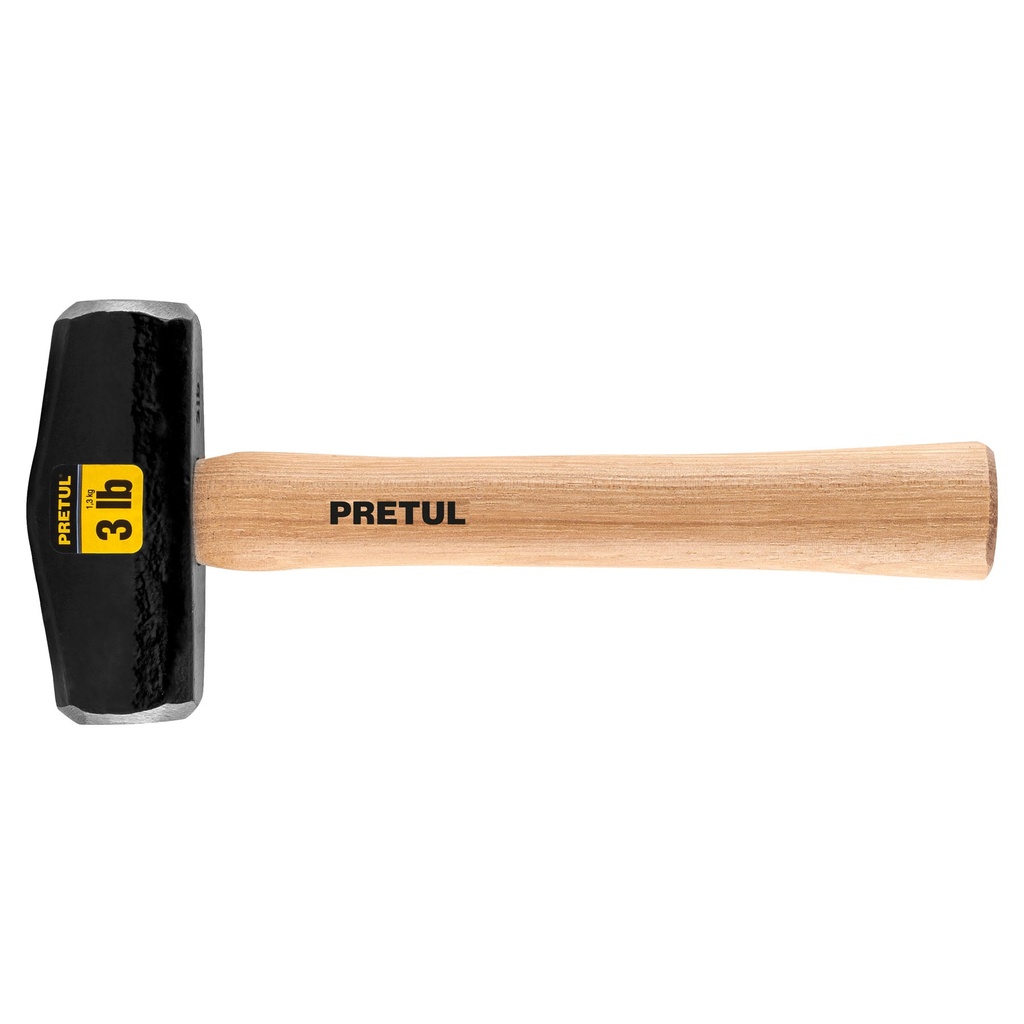 DHT-3P | Marro tipo Nevada 3 lbs. mango 10-3/4', Pretul