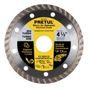 DID-245P | Disco de diamante de 4-1/2' x 1.2 mm rin turbo, Pretul