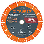 DID-470 | Disco de diamante de 7' x 1.6 mm para corte metal, Truper