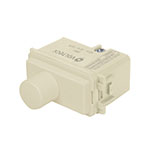 DIM-I | Dimmer giratorio, línea Italiana, marfil, Volteck