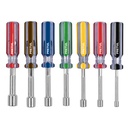 DJ-7P | Juego de 7 desarmadores de caja mango de PVC, Pretul