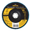 DLP-2731 | Disco 7' laminado grano 60 centro 7/8', Pretul