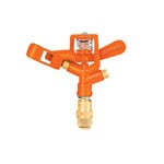 DOS | Aspersor metálico doble chorro, cabeza sola, Truper