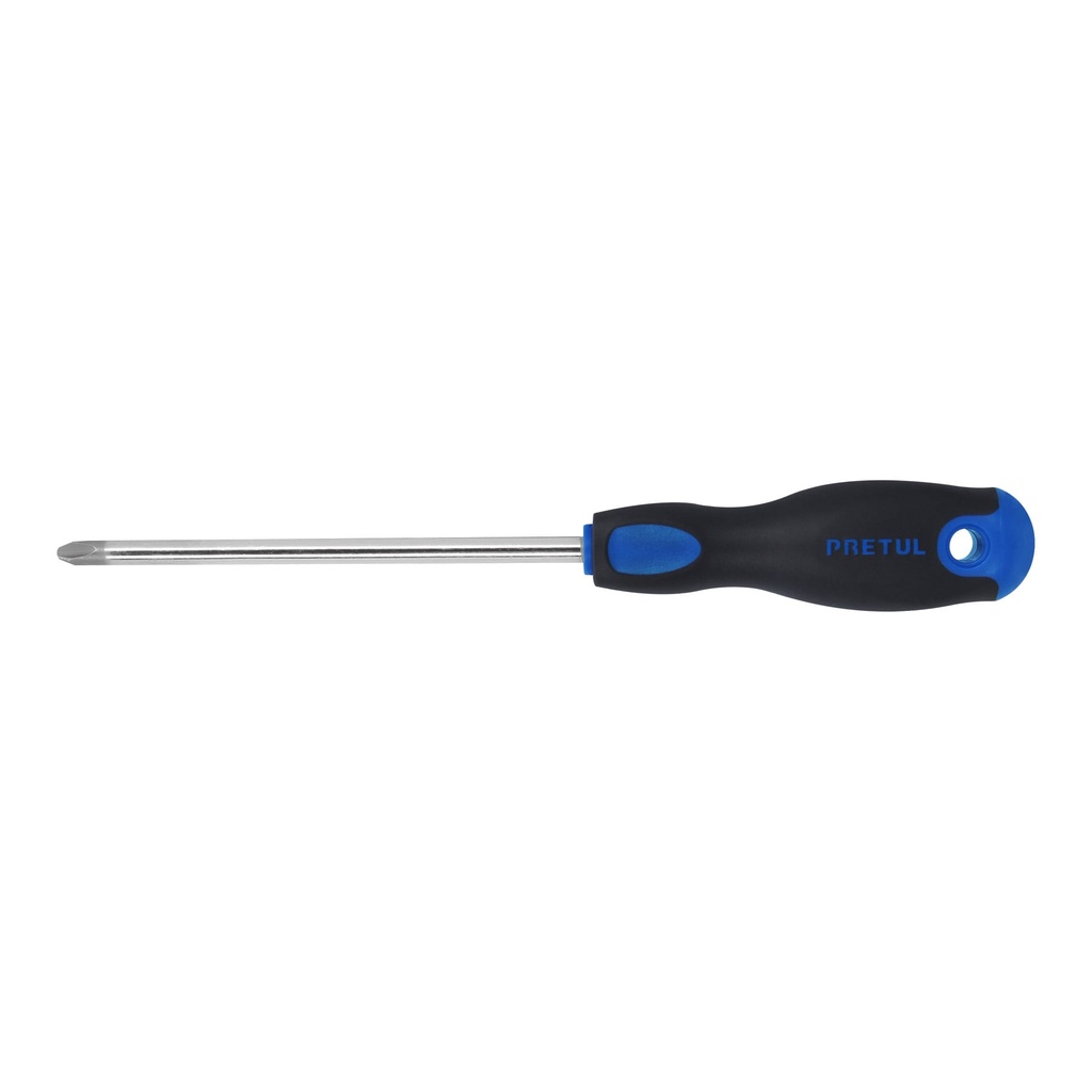 DP-5/16X6BP | Desarmador de cruz 5/16' x 6' mango Comfort Grip, Pretul