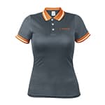 DRY-GD-M | Playera polo performance gris, para dama, talla M, Truper