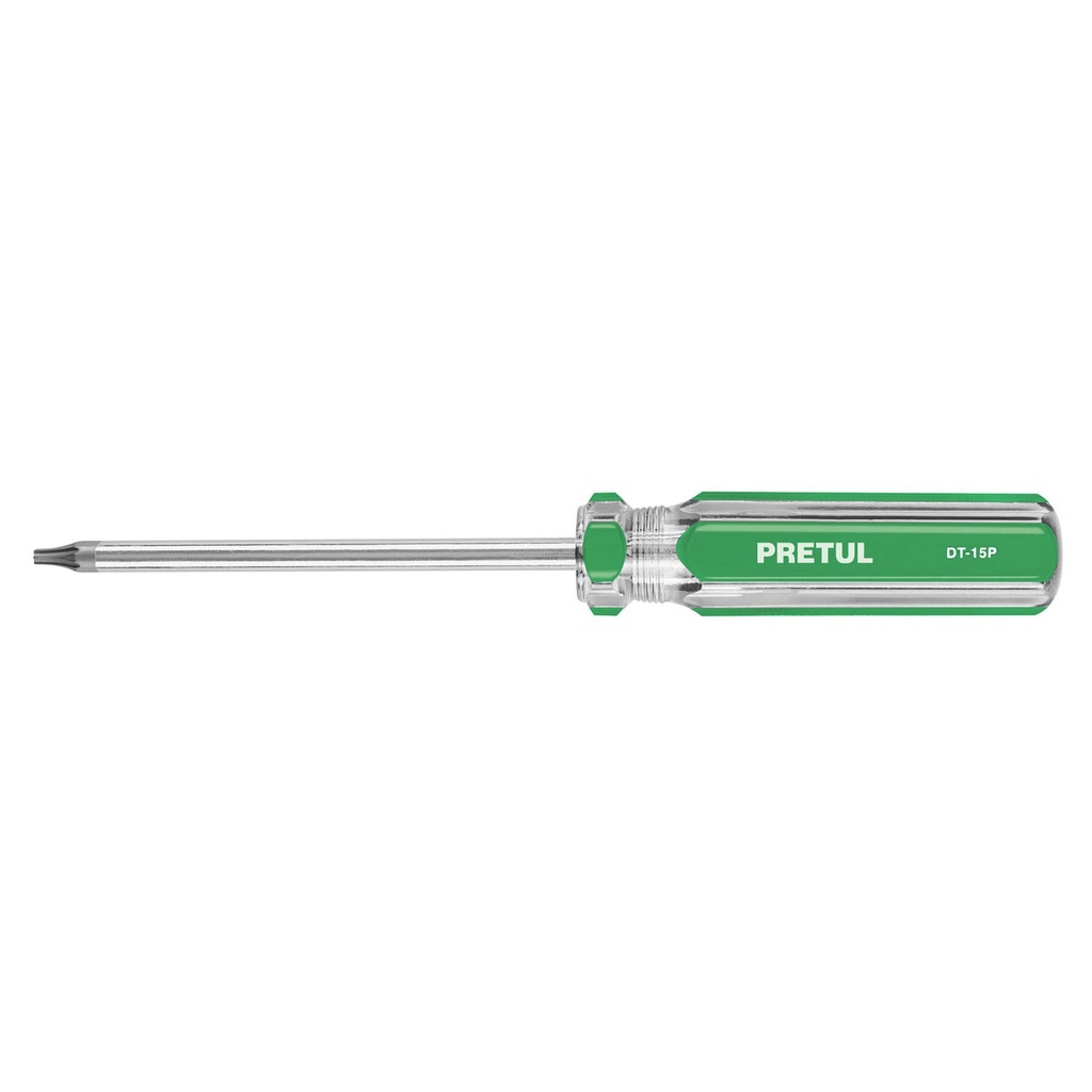 DT-15P | Desarmador punta Torx T 15 mango de PVC, Pretul