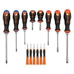 DTJ-14B | Juego de 8 desarmadores mango Comfort Grip y 6 de joyero