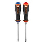 DUO-3/16X4B | Dúo de desarmadores 3/16' x 4' mango Comfort Grip, Truper