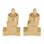 E-052SCE | Juego 2 llaves empotrar roscables, cerámico de 1/4 vuelta