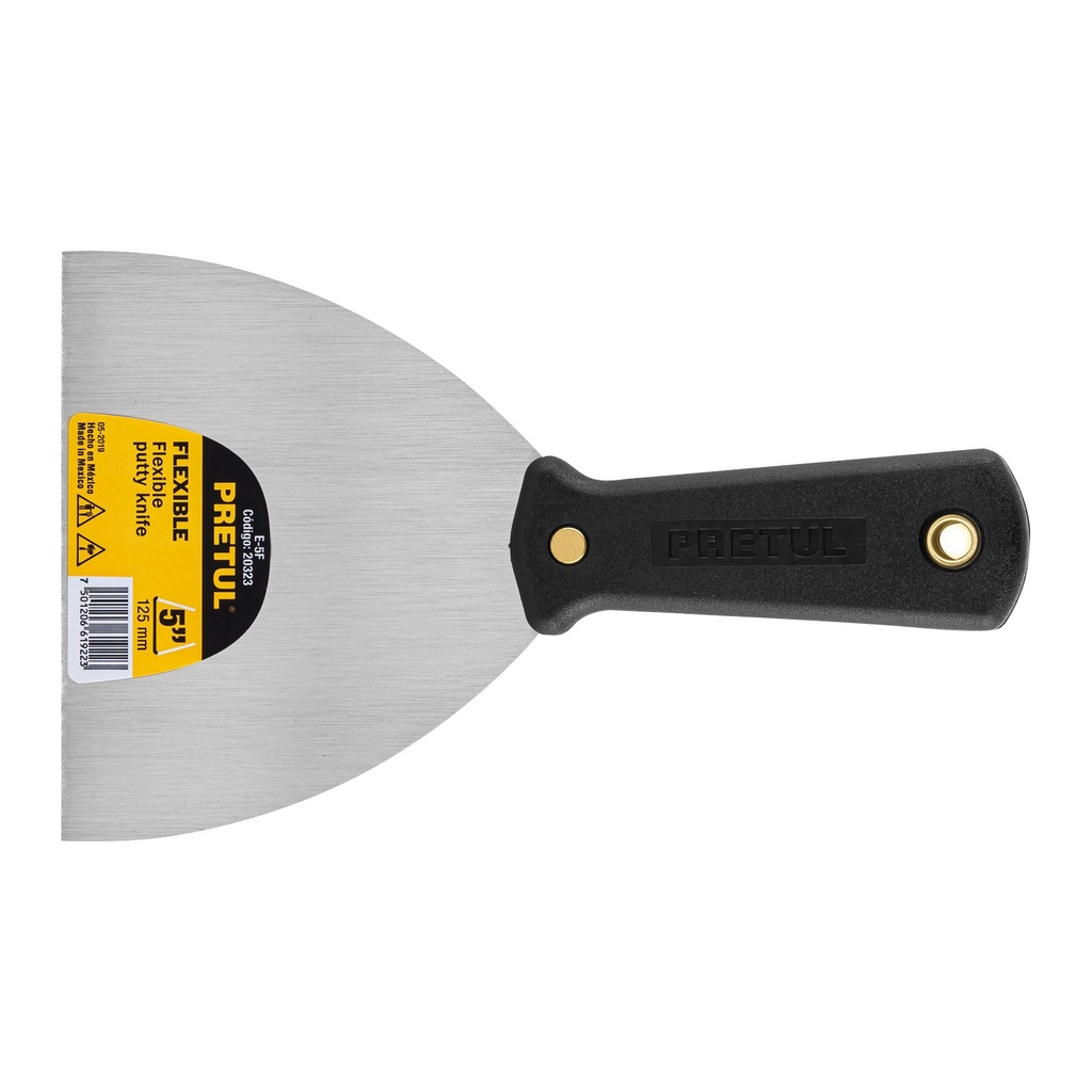 E-5F | Espátula flexible 5' con mango de plástico, Pretul