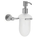 ELA-75 | Dispensador de jabón a pared en acabado cromo, Foset Element